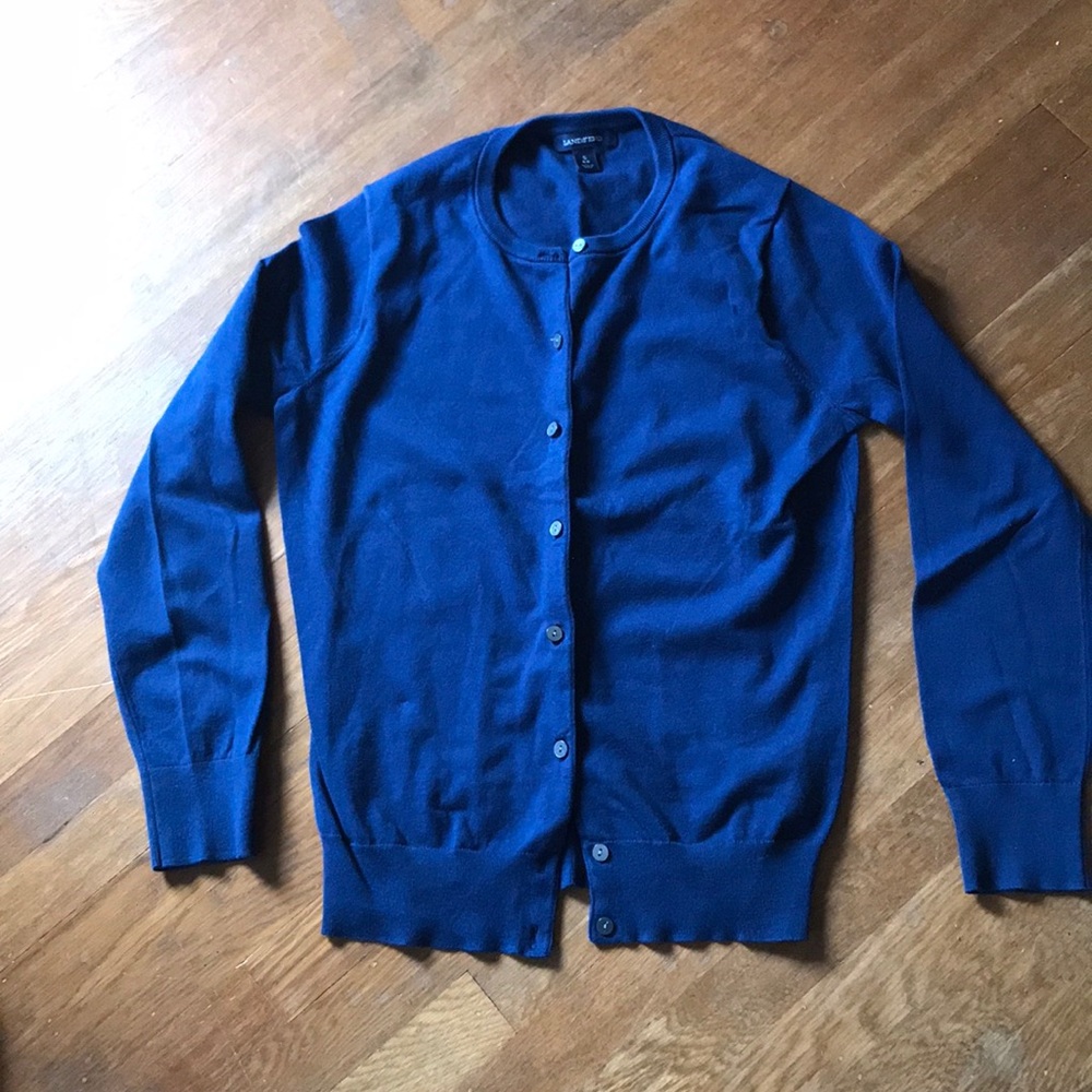 Lands End; Sweater, Cardigan, Crewneck, Button